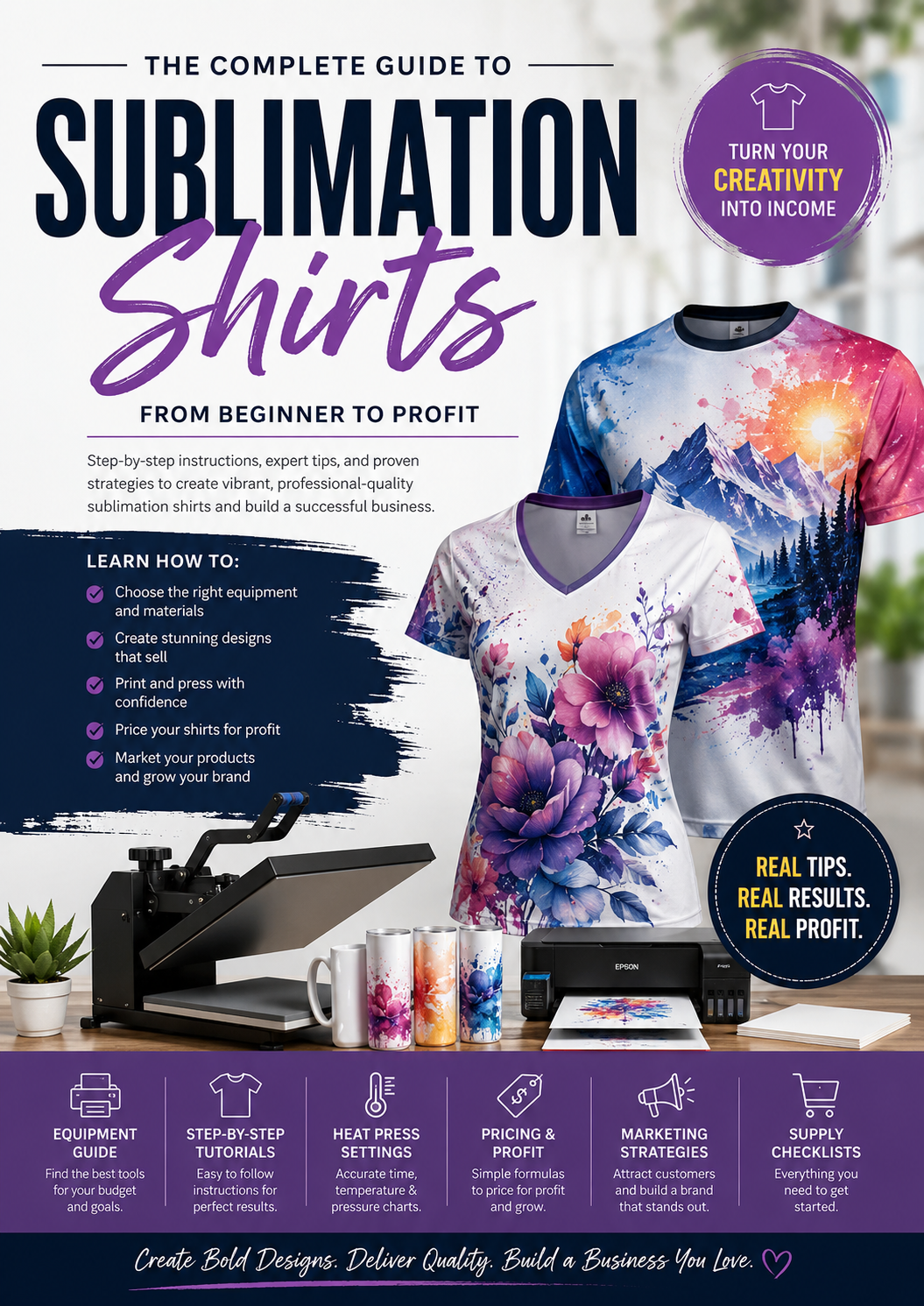 Sublimation E-Book: Beginner to Profit Guide