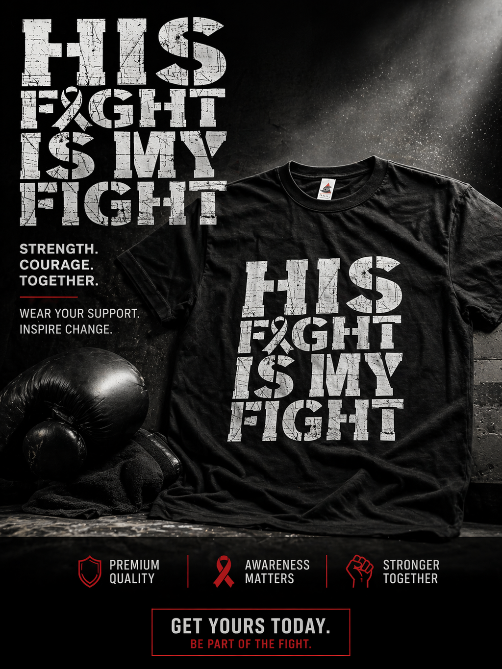 HIS FIGHT IS MY FIGHT SHIRT