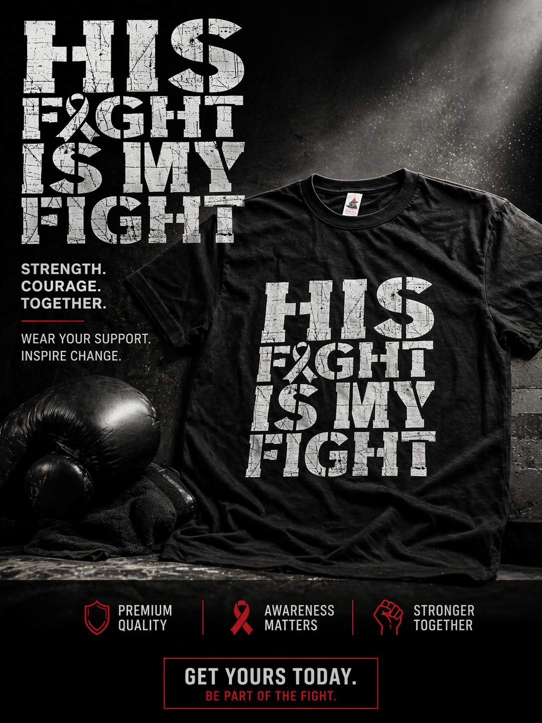 HIS FIGHT IS MY FIGHT SHIRT