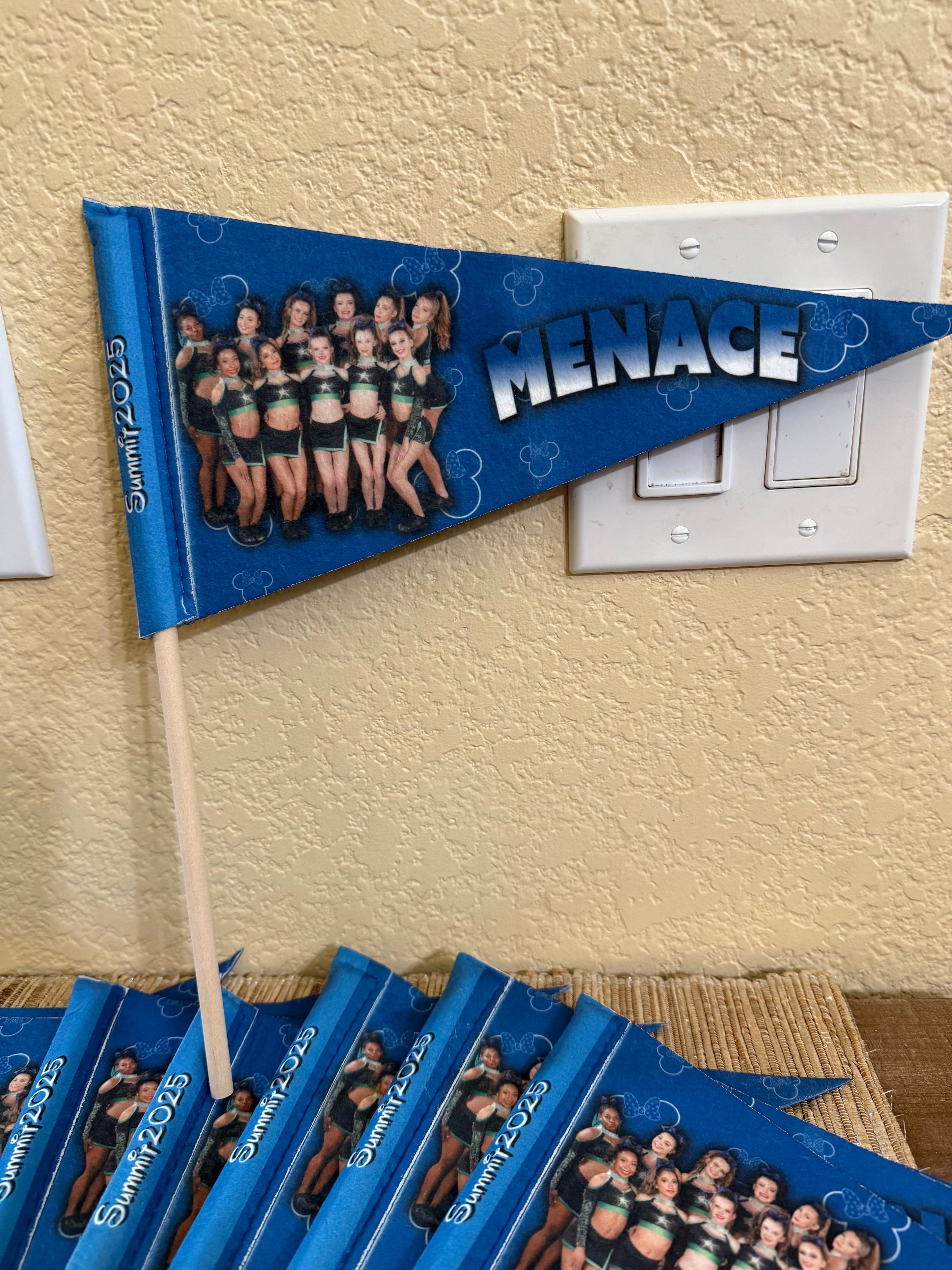 Custom pennant flags