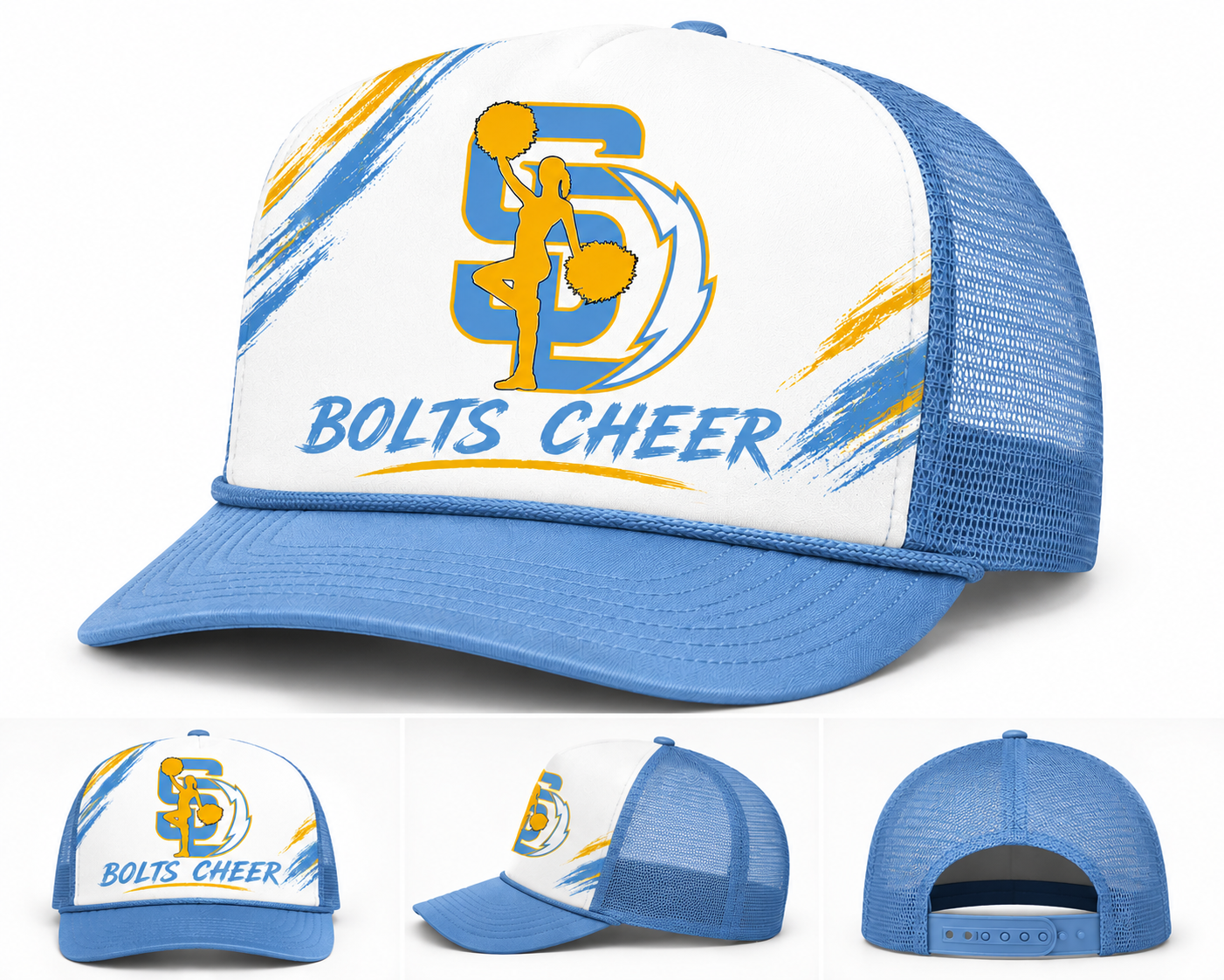 Bolts Cheer Trucker Hat